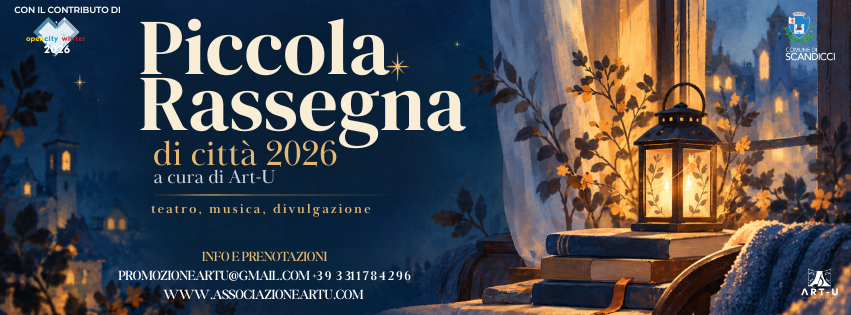 Piccola Rassegna di città 2026 – scopri il programma completo di teatro, musica e divulgazione a Scandicci