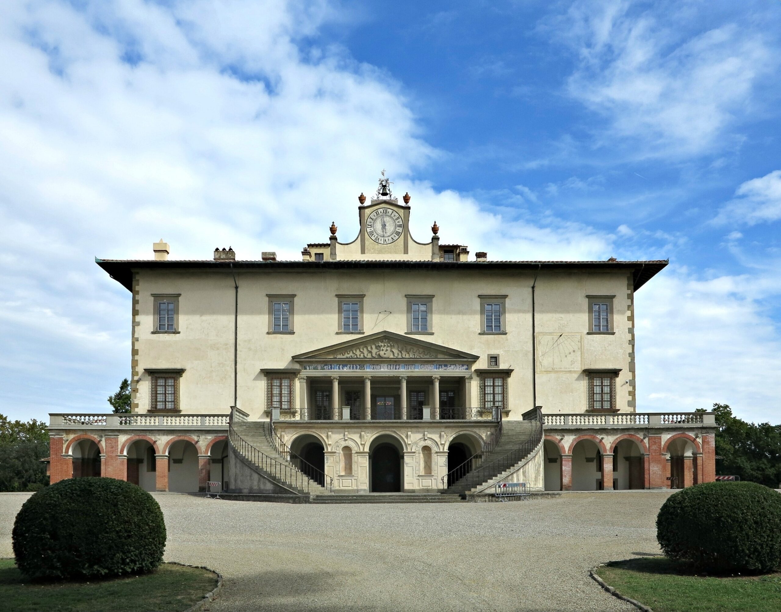 Facciata della Villa Medicea di Poggio a Caiano